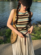 【夏日度假】Stripe Sleeveless
