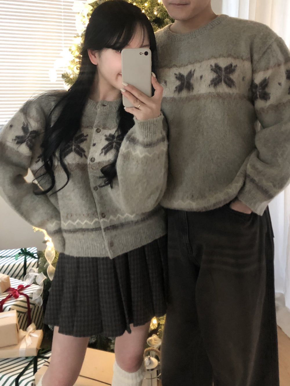 【☃️情侶裝】Snowflake Angora Knitwear