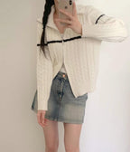[Korean Hot Item!] Washing Denim Mini Skirt 