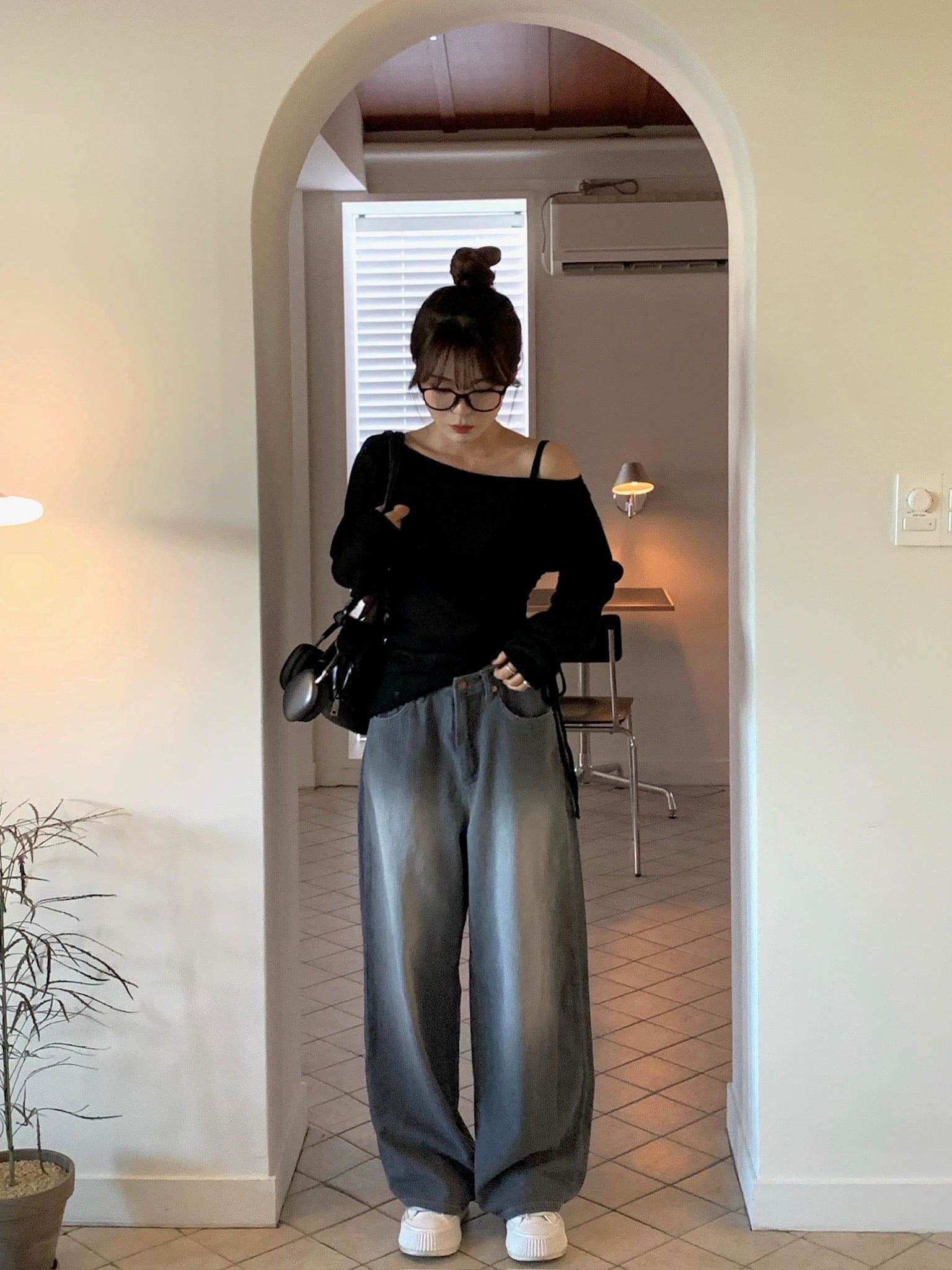 【🍂y2k autumn】Unbalanced Charm Knit 