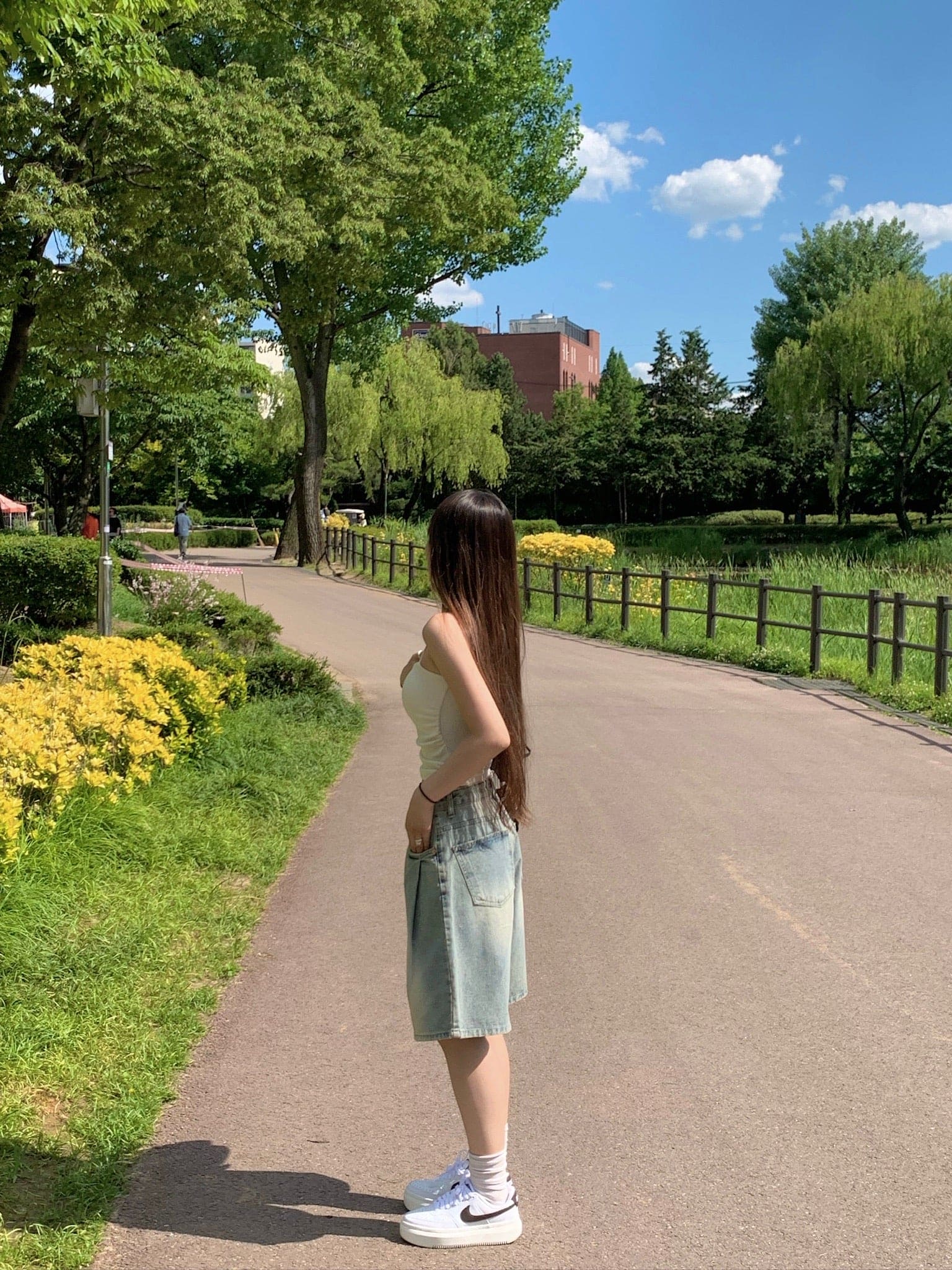【慵懶風】Balloon Denim Half Pants