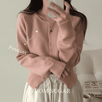 【🩶Daily】Label Cardigan 