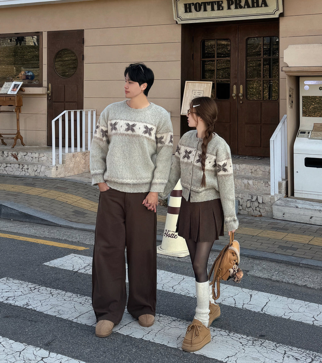 【☃️情侶裝】Snowflake Angora Knitwear