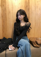 【🥂HOLIDAY PICK】Drape See-Through Tee 