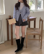 Palette Eyelet Ribbon Cardigan