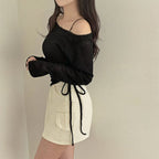 【🍂y2k autumn】Unbalanced Charm Knit 