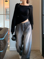 【🍂y2k autumn】Unbalanced Charm Knit 