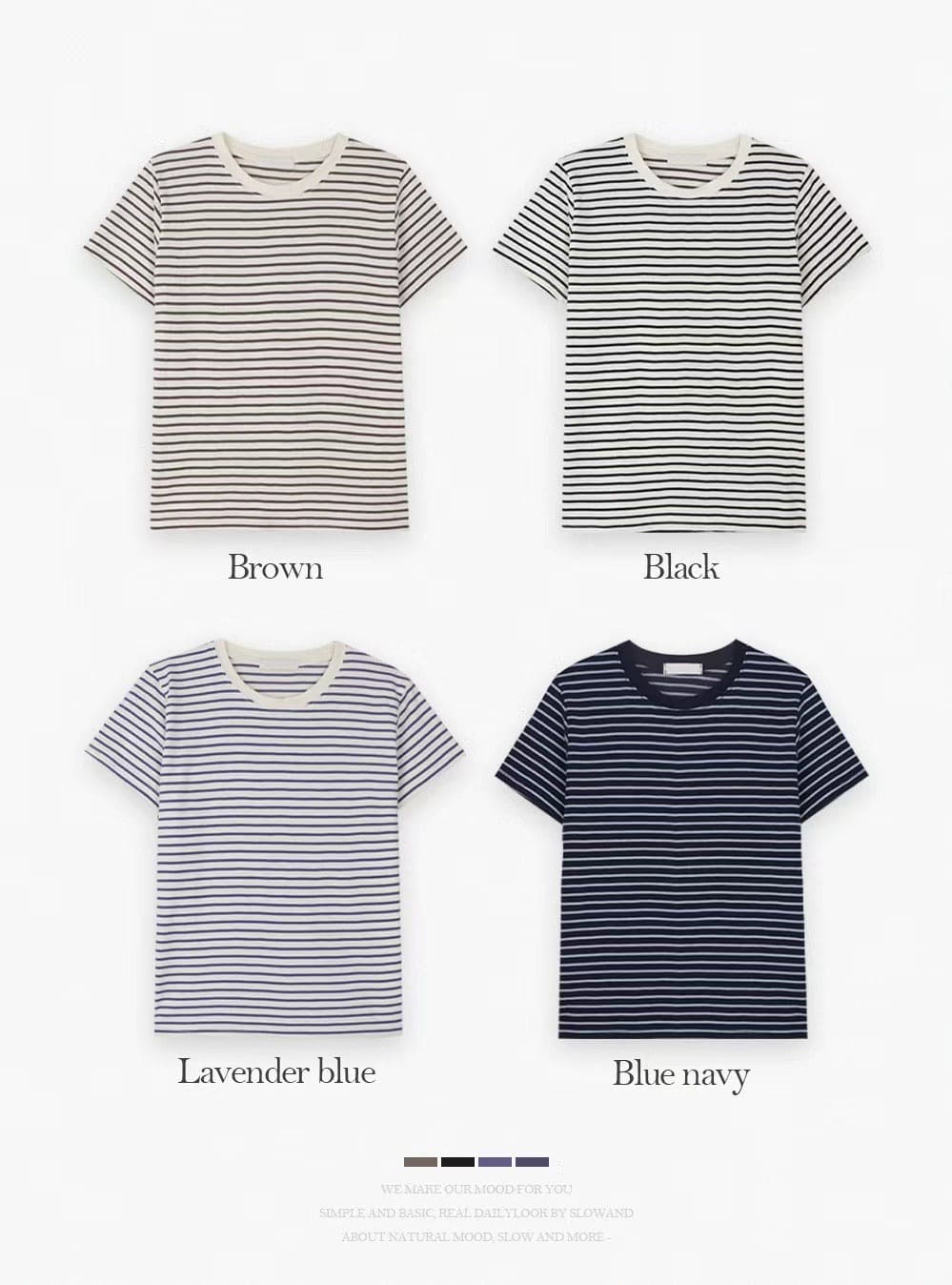 【舒適休閒】Daily Stripe Tee