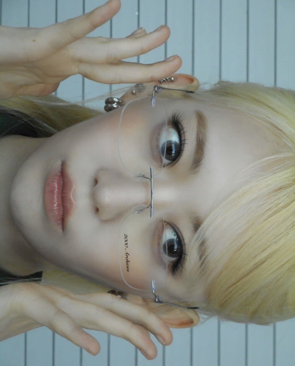 aespa Karina's Style | 2000 Archives | Korean Import | Y2K Rimless