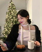 Breezy Off Shoulder Scarf Set 