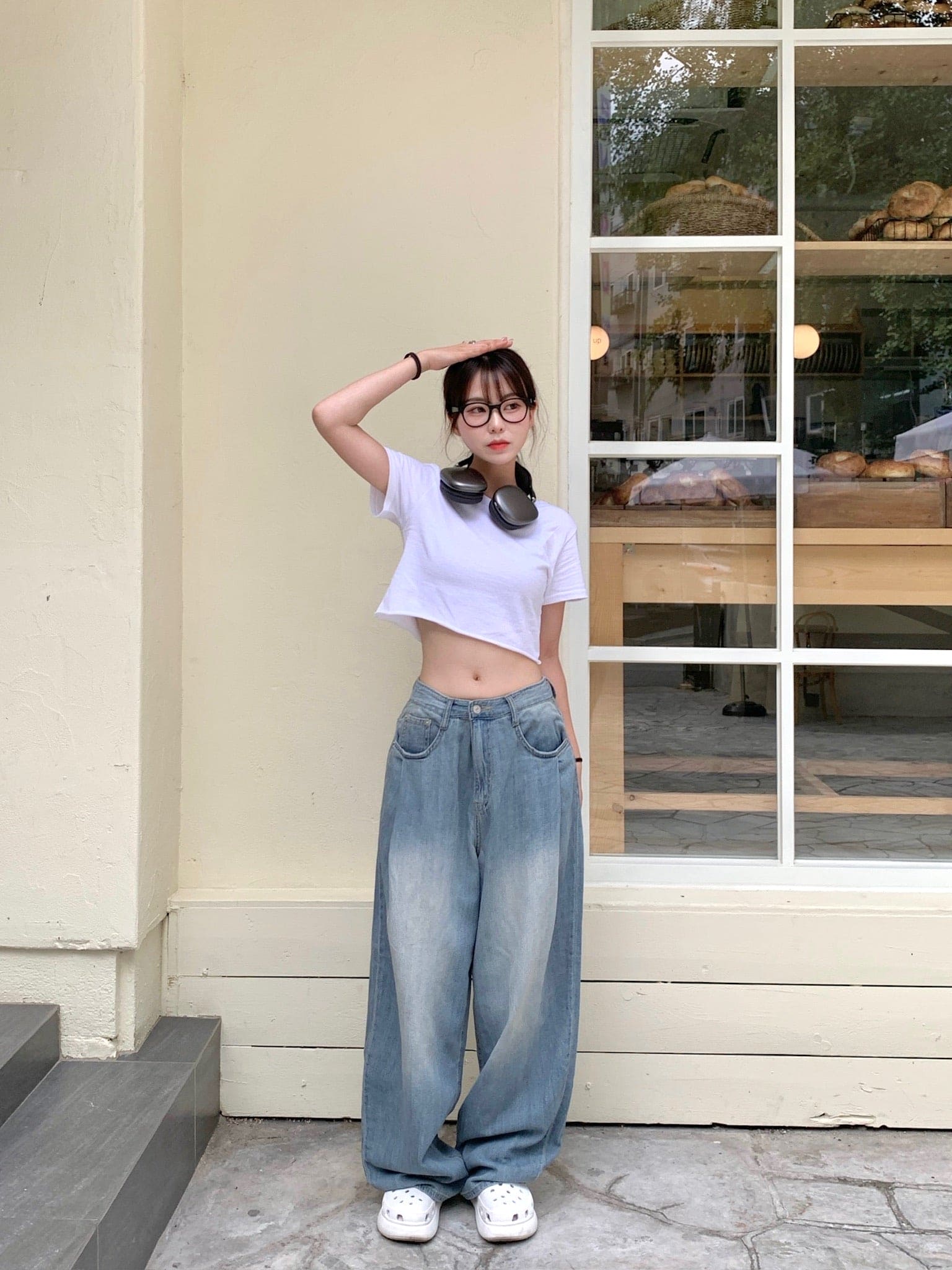 [Summer Fabric] Fresh Pintuck Wide Denim