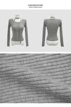 【🐰聖誕新年PICK】Choker Neck Slim Cardigan