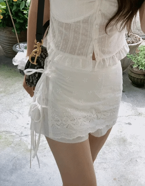 【🤍夏日甜心】Punching Lap Skirt