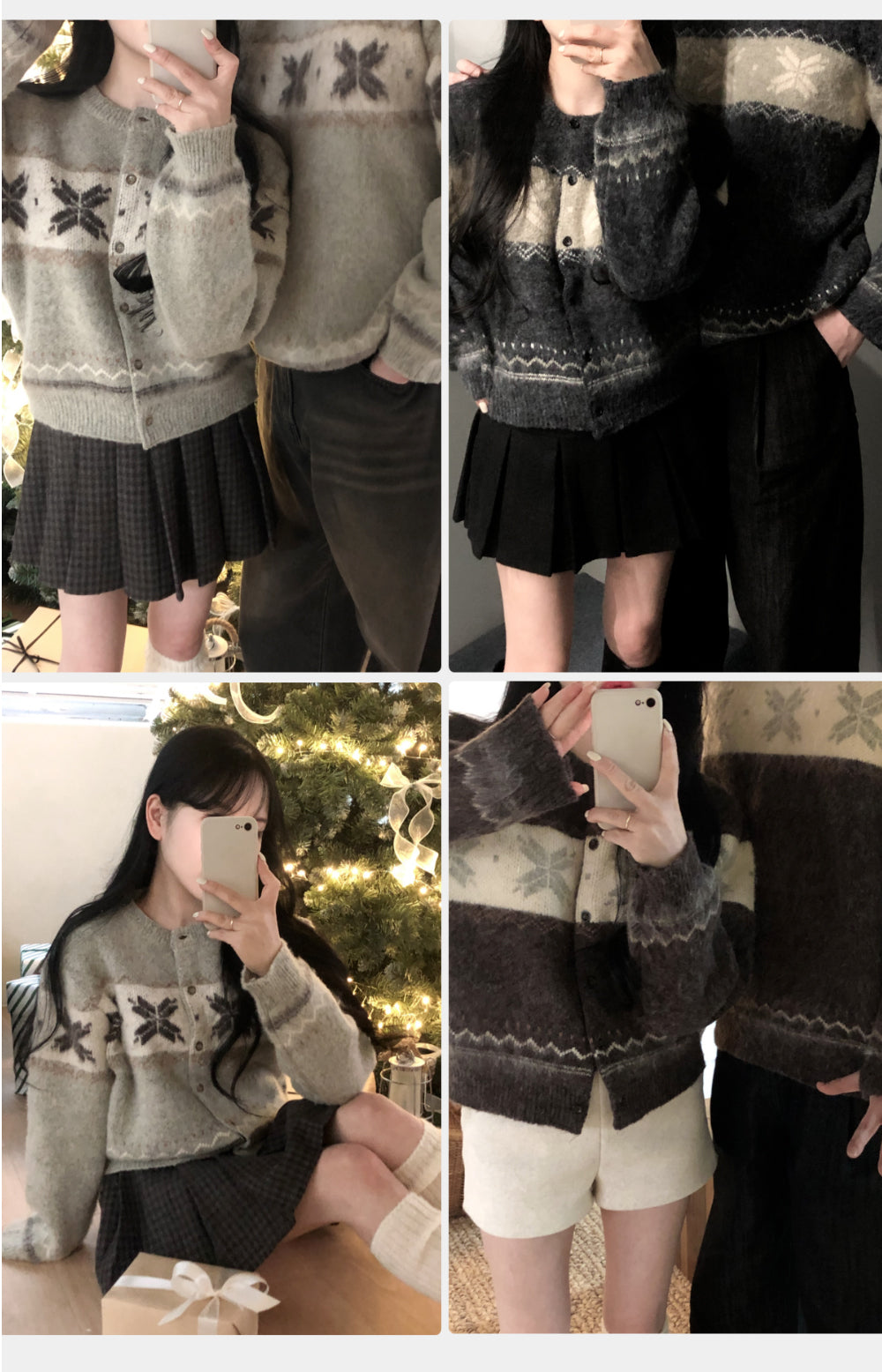 【☃️情侶裝】Snowflake Angora Knitwear