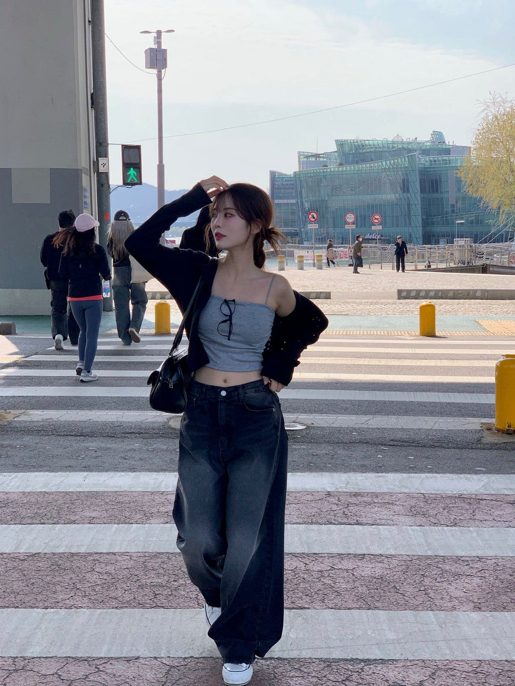 【Y2K Vibe】Cool Wide Jeans