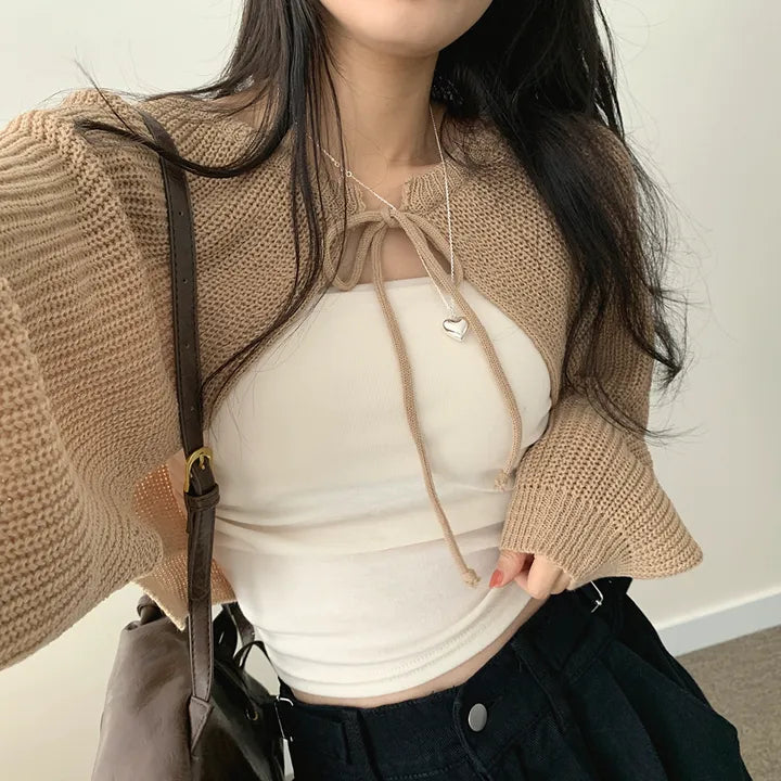 【🍨Hot Item】 Ribbon Bolero 