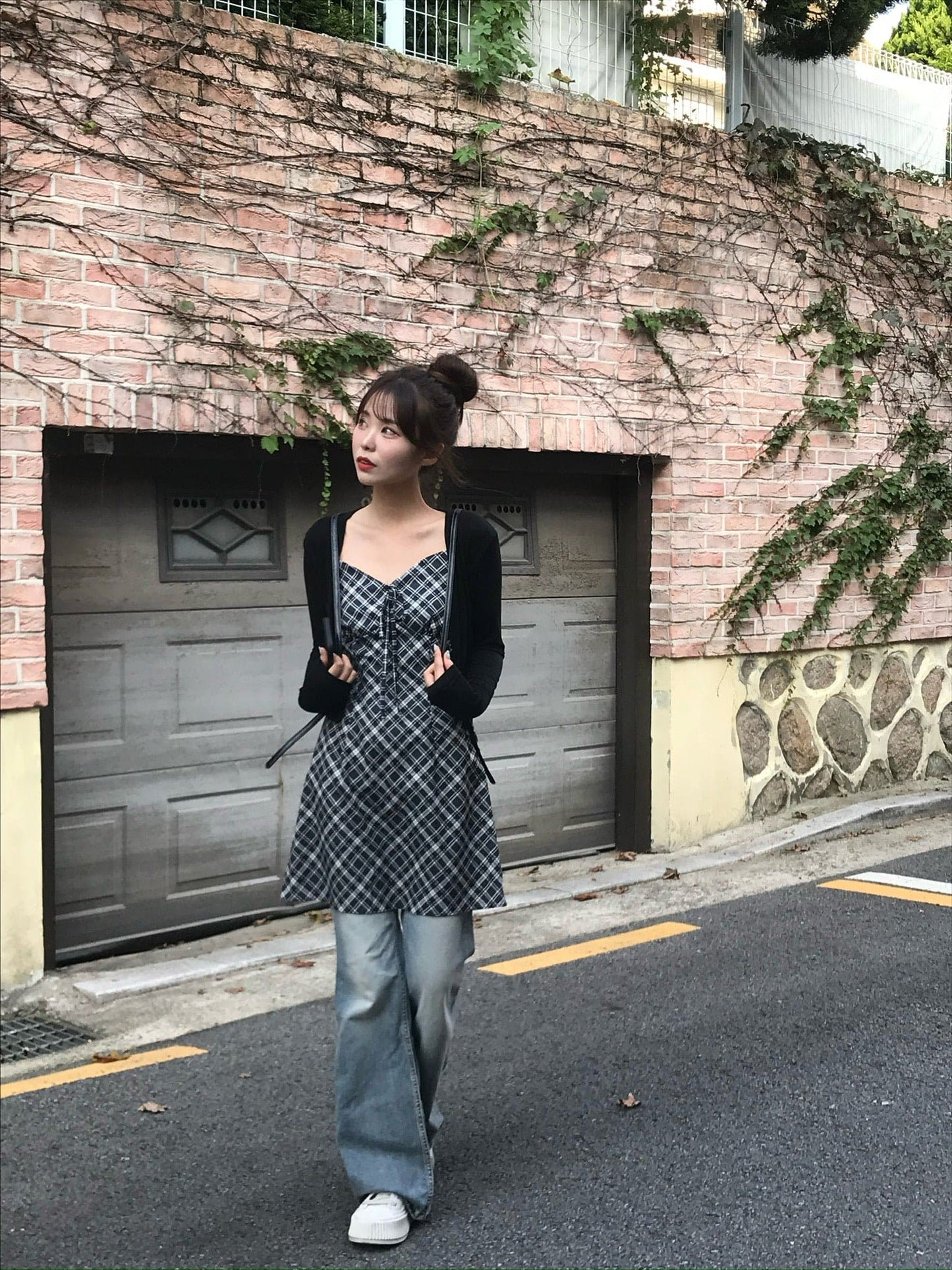 【🍂autumn vibe】Checked Mini Dress