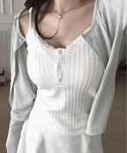 【夏日小背心】Lace Sleeveless