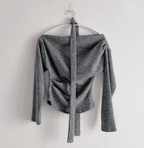 【Sweet Snowflakes】Off-Shoulder Tie Set 