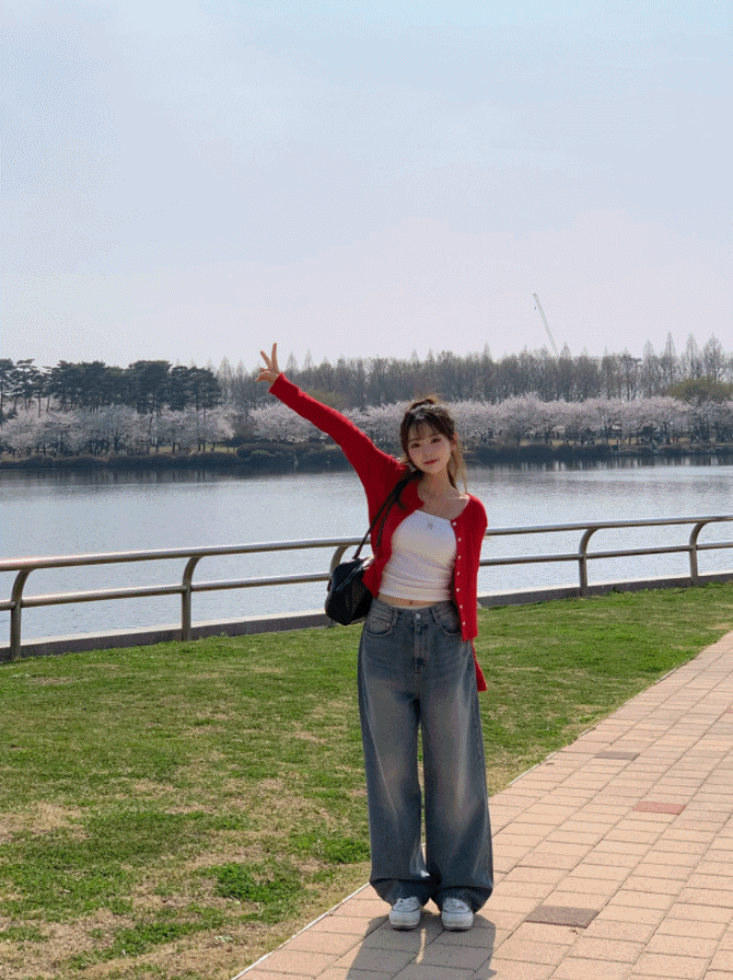 【Y2K Vibe】Cool Wide Jeans