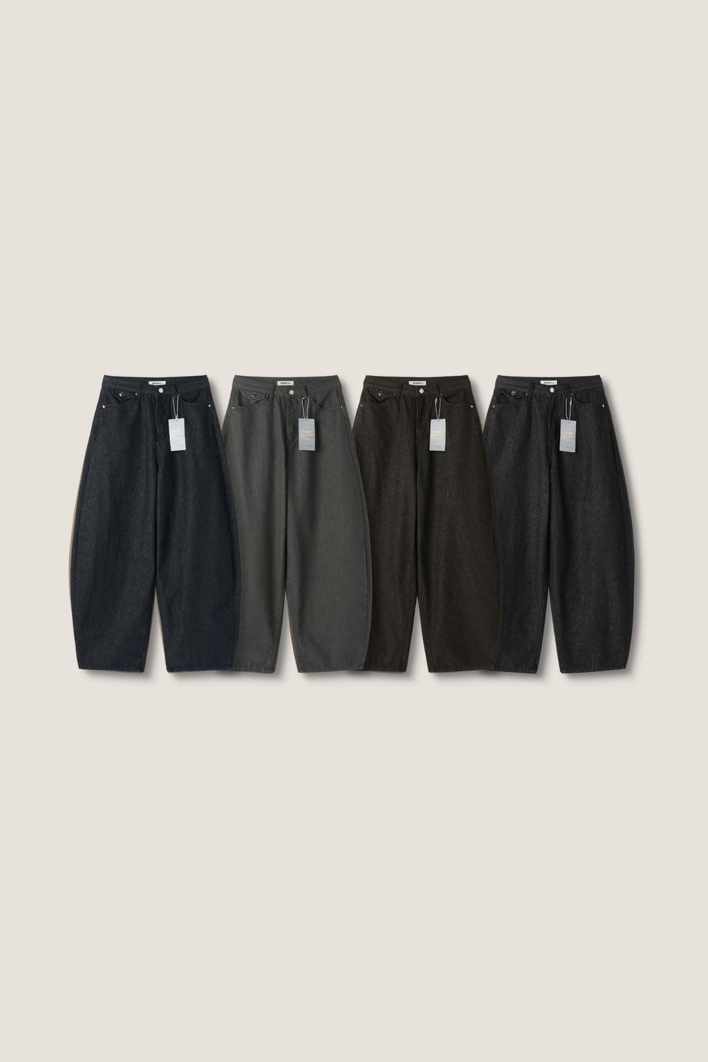 【神褲版型】Stripe Wide Pants