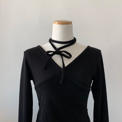 Judy Choker Wrap Top