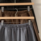 Thick pleated skirt for autumn and winter