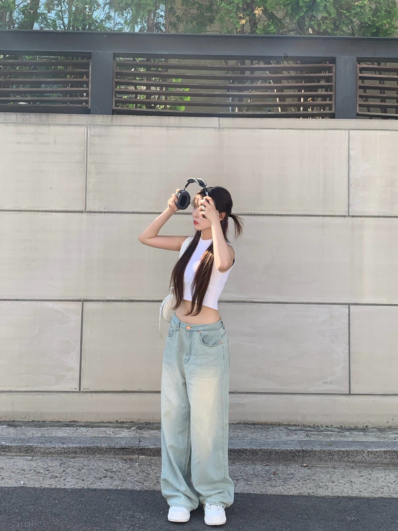 【Y2K Vibe】Cloud Cool Wide Jeans
