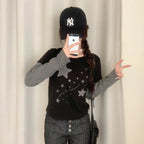 【層疊穿搭】Layered Star Patch Tee