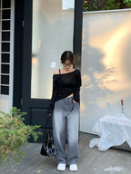 【🍂y2k autumn】Unbalanced Charm Knit 