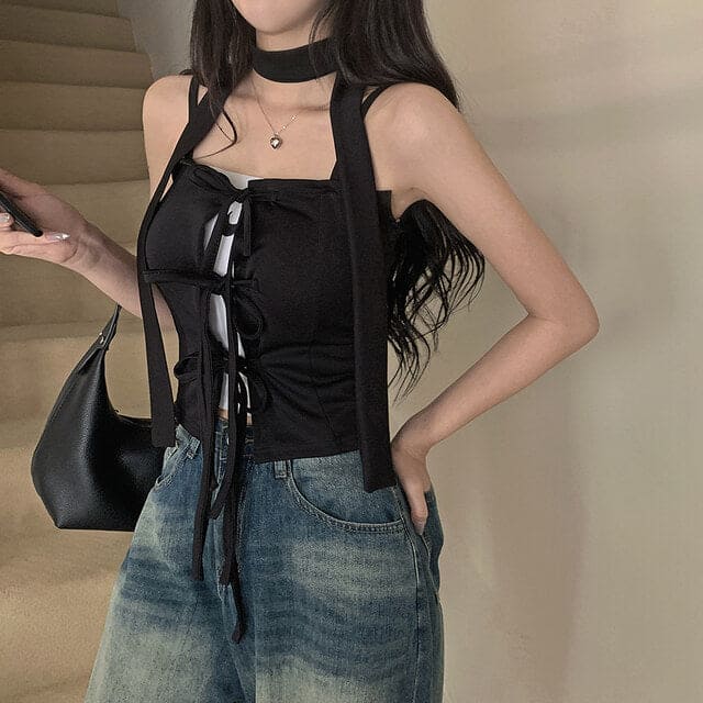 【y2k vibe】Ribbon Muffler Set