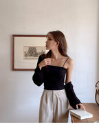 【+5°C HEAT🌡】Thin Fleece Comfy Bra Top (with padding)