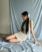 【Elegant and Sweet】Crochet Skirt Bikini 