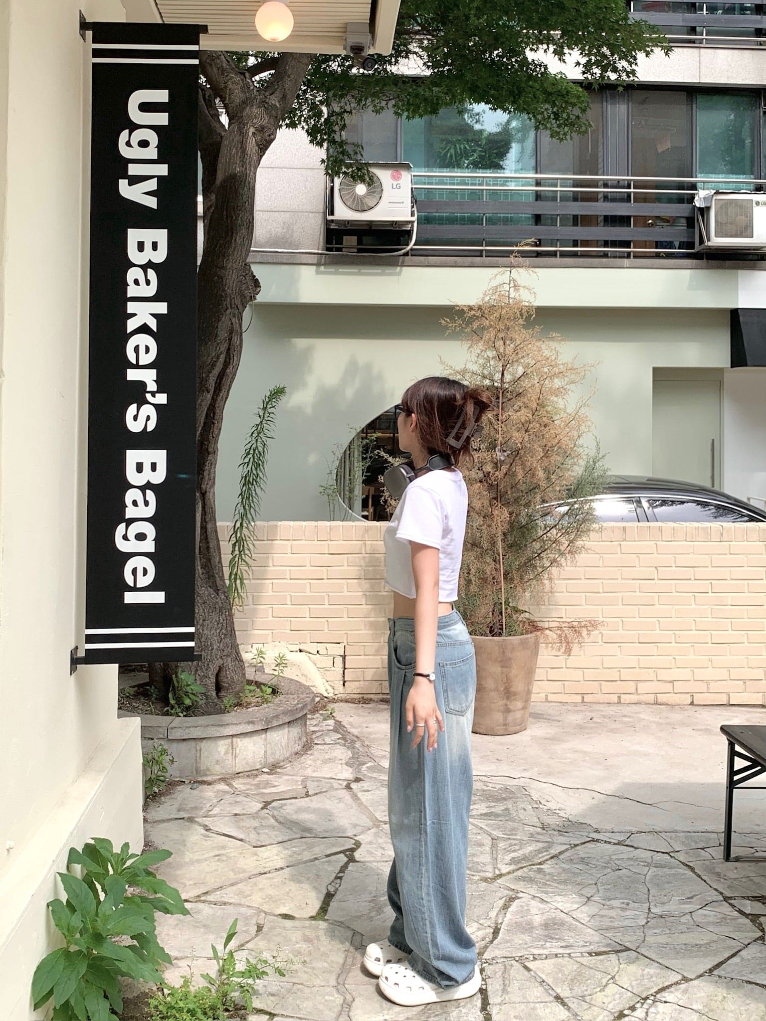 [Summer Fabric] Fresh Pintuck Wide Denim