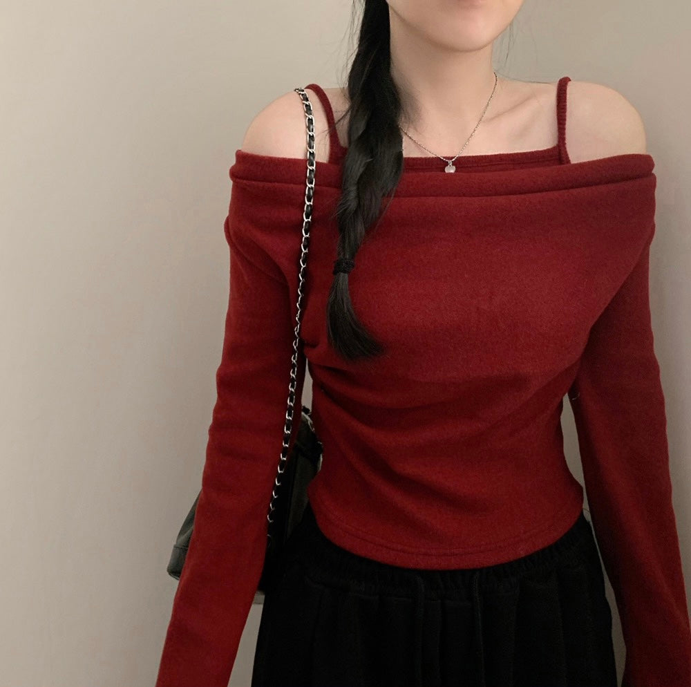 【🌸春日新風】Drape Fleece Top