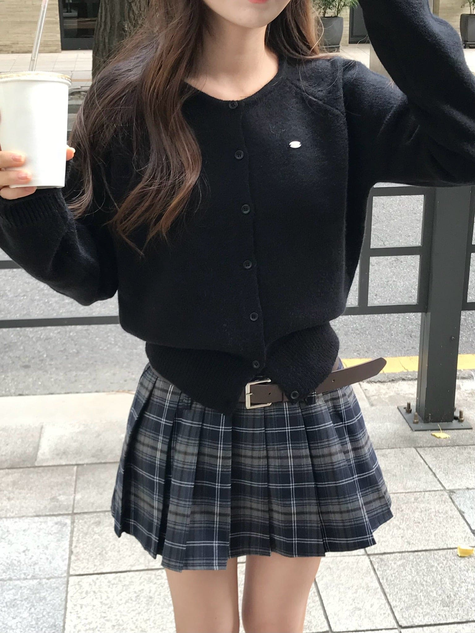 【🩶Daily】Label Cardigan 