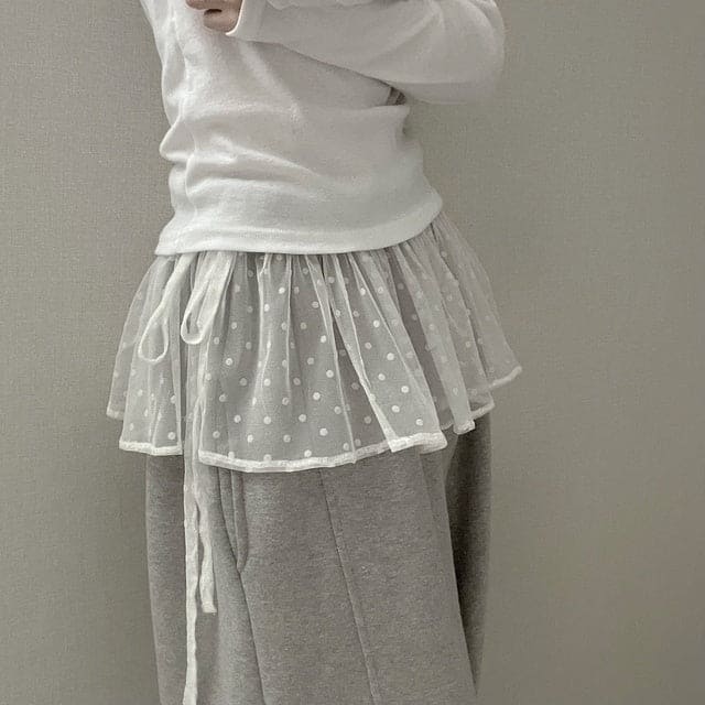 【韓國大熱】Cancan Wrap Skirt