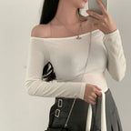 Tie Strap Off Shoulder Set 