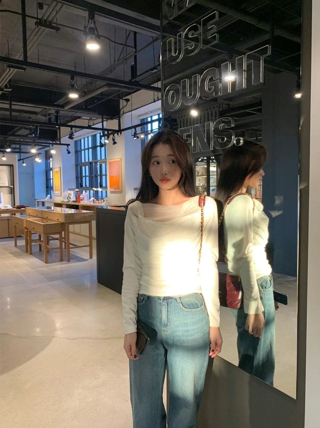 【🥂HOLIDAY PICK】Drape See-Through Tee 