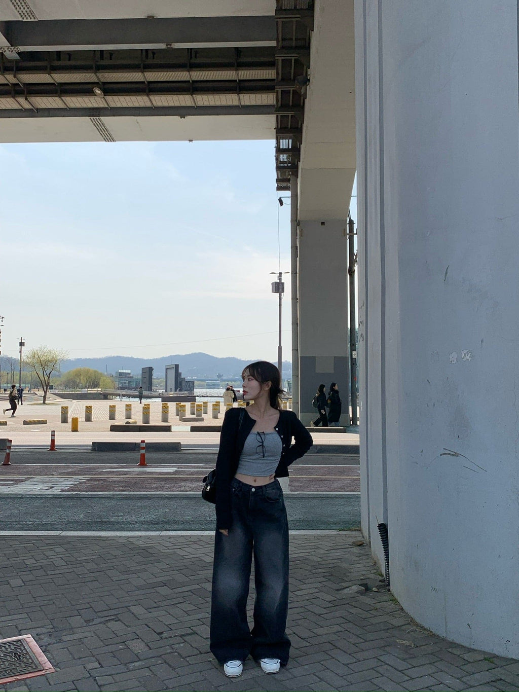 【Y2K Vibe】Cool Wide Jeans