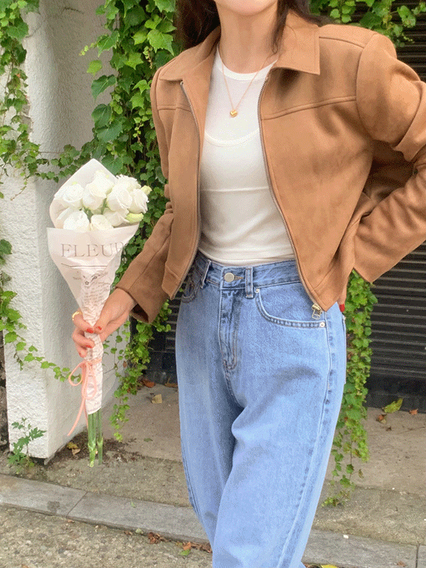 High-quality slim-fit short jacket