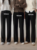 韓網自家製Soft Clean微喇叭褲