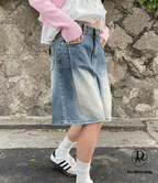 【慵懶風】Balloon Denim Half Pants