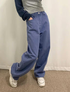 【Y2K Vibe】Cool Wide Jeans