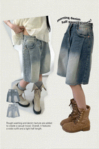 【慵懶風】Balloon Denim Half Pants