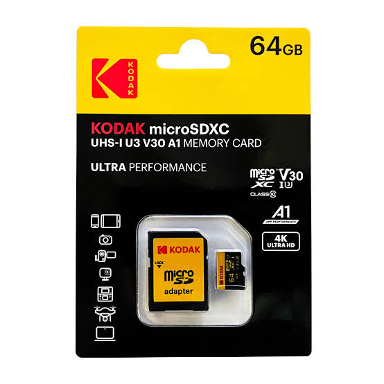 【Kodak 柯達】MicroSD 高速記憶卡(送SD卡套)