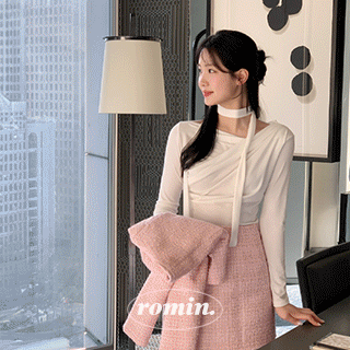 【🩰Ballet Core】Drape Shirring Tie Set