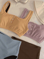 【💜Cute Series】Besh Button Bikini 