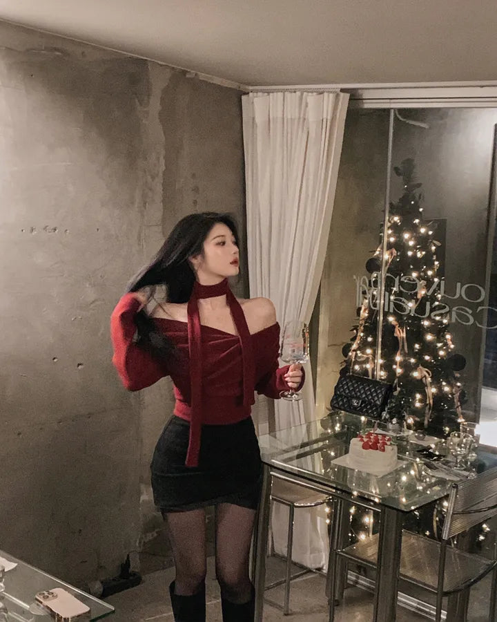 【🩶節日約會】Fleece Wrap Set