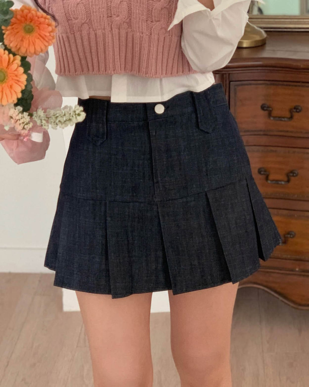 【🖤Trendy Y2K】Denim Skirt 